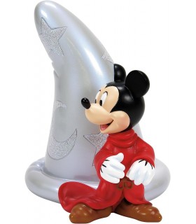 Figura Mickey Mouse Con Sombrero Aprendiz De Brujo Disney 100 Aniversario Decorativa 12,7 cms