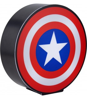 Lámpara De Mesa Escudo Capitán América Marvel 