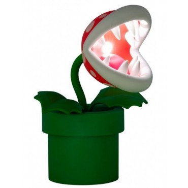 Lámpara Planta Piraña Super Mario Bros Nintendo