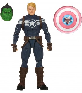Figura Commander Rogers Capitán América Marvel Legends Articulada 15 cms