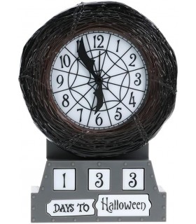 Reloj Despertador Pesadilla Antes de Navidad Brilla En La Oscuridad Disney 