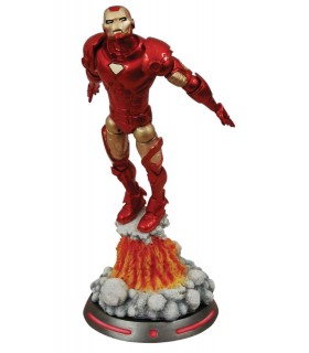 Figura Iron Man con Peana Diorama Marvel Select 18 cms