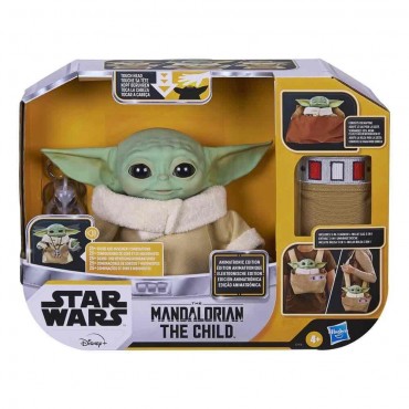 Figura Baby Yoda The Child Animatronic con Bolsa The Mandalorian Star Wars Articulada 19 cms