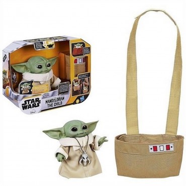 Figura Baby Yoda The Child Animatronic con Bolsa The Mandalorian Star Wars Articulada 19 cms