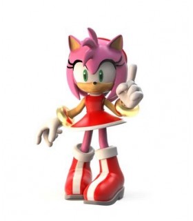 Figura Amy Rose Sonic 9 cms