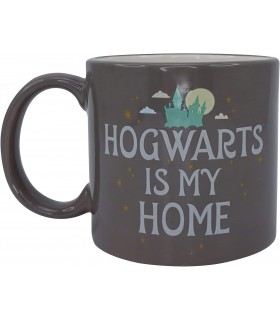 Taza Hedwig Hogwarts Is My Home Kawaii Harry Potter Con Relieve Cerámica 350 ml