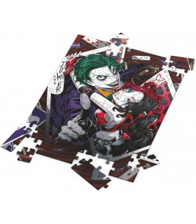 Puzle Joker y Harley Quinn DC Efecto 3D + Lámina Lenticular