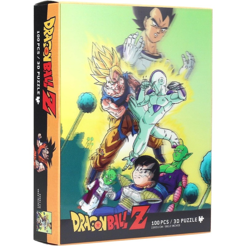 Puzle Namek Battle Dragon Ball Z Efecto 3D + Lámina Lenticular