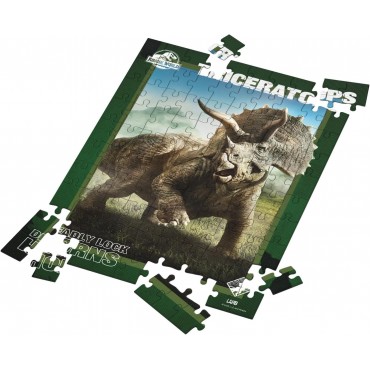 Puzle Triceratops Jurassic World Efecto 3D + Lámina Lenticular