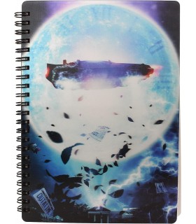 Cuaderno DeLorean Regreso al Futuro Efecto 3D Lenticular