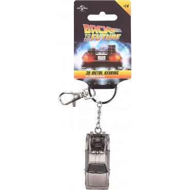 Llavero DeLorean Regreso Al Futuro Back To The Future 3D Metal 
