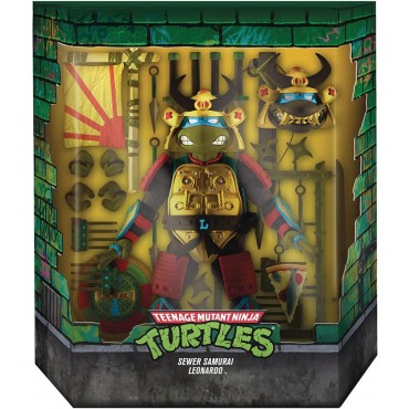 Figura Leonardo Sewer Samurai TMNT Las Tortugas Ninja Articulada 18 cms