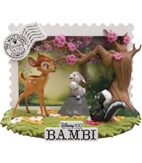 Diorama Bambi 100 Aniversario Disney D-Stage 12 cms