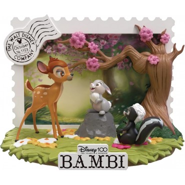 Diorama Bambi 100 Aniversario Disney D-Stage 12 cms