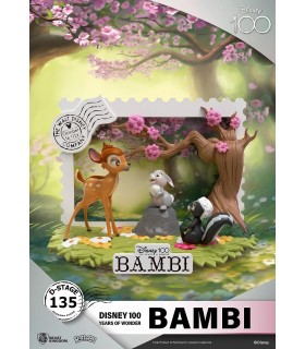 Diorama Bambi 100 Aniversario Disney D-Stage 12 cms