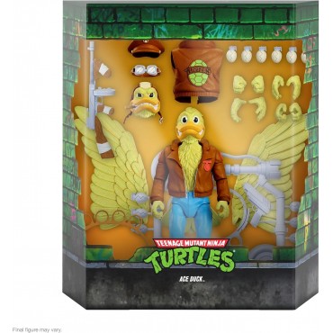 Figura Ultimate Ace Duck TMNT Las Tortugas Ninja Articulada 18 cms