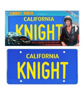 Réplica Matrícula KITT El Coche Fantástico