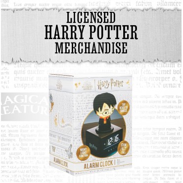 Reloj Despertador Harry Potter Con Luz De Noche 16 cms