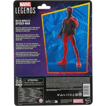 Figura Miles Morales Spider-Man Marvel Legends Articulada 15 cms