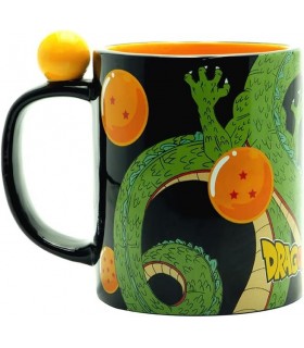 Taza Dragon Ball Super Dragon Shenlong Y Bolas De Dragón Asa 3D 460 mls