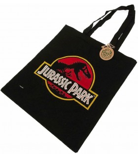 Bolsa Tote Bag Jurassic Park Logo Clásico Alta Calidad
