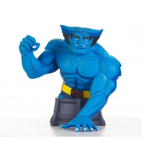 Figura Bestia Busto X-Men Serie Animada Edición Limitada Marvel Estatua 15 cms