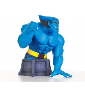 Figura Bestia Busto X-Men Serie Animada Edición Limitada Marvel Estatua 15 cms