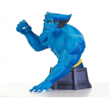 Figura Bestia Busto X-Men Serie Animada Edición Limitada Marvel Estatua 15 cms