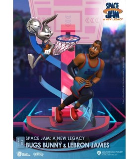 Figura Bugs Bunny Y LeBron James Space Jam A New Legacy Diorama 15 cms