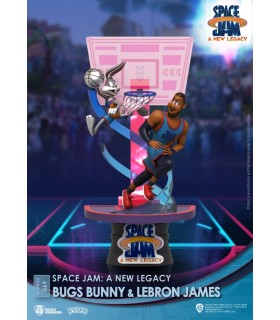 Figura Bugs Bunny Y LeBron James Space Jam A New Legacy Diorama 15 cms