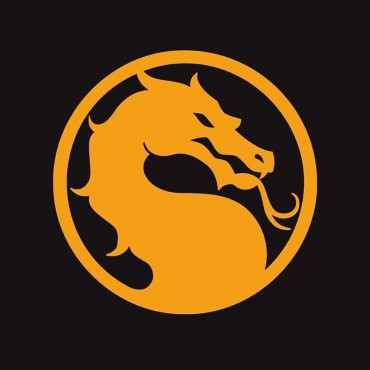 Gorra Mortal Kombat Naranja Y Negro