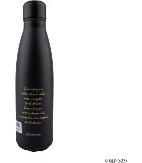 Botella Metálica Térmica El Anillo Único El Señor De Los Anillos 500 mls