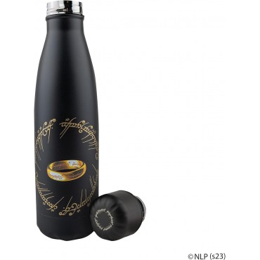 Botella Metálica Térmica El Anillo Único El Señor De Los Anillos 500 mls