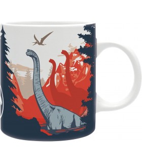 Taza Parque Nacional Jurassic World Dominion Cerámica 320 mls