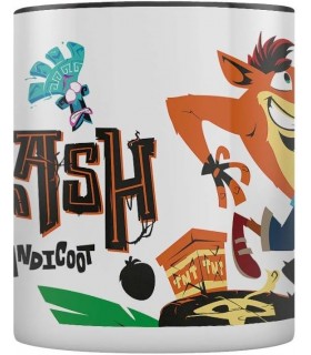 Taza Crash Bandicoot It's About Time Cerámica 315 mls