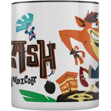 Taza Crash Bandicoot It's About Time Cerámica 315 mls