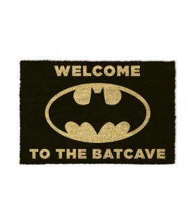 Felpudo Batcueva Batman Welcome to the Batcave Negro DC 40 x 60 cms