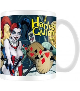 Taza Harley Quinn Number 1 Justice League DC Cómics Cerámica 320 mls