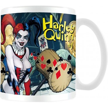 Taza Harley Quinn Number 1 Justice League DC Cómics Cerámica 320 mls