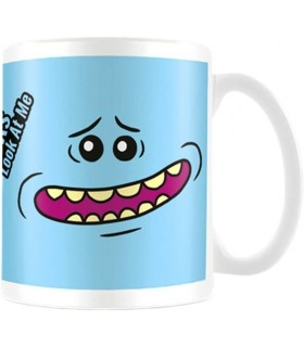 Taza Cara Mr. Meeseeks Rick Y Morty Cerámica 320 mls