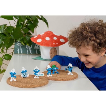 Figura Pitufo Miedoso 5,5 cms