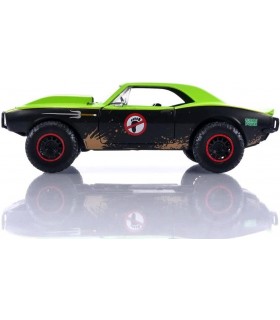 Réplica Chevrolet Camaro Hollywood Rides 1967 Y Figura Raphael Las Tortugas Ninja Teenage Mutant Ninja Turtles 20 cms