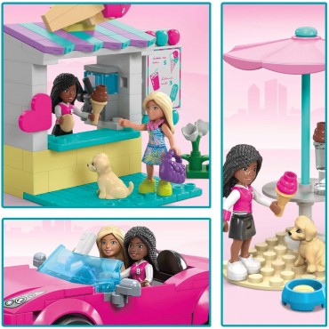 Kit De Construcción Barbie Convertible Y Heladería Sueños De Malibú Mega 226 Piezas