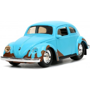 Réplica Volkswagen Escarabajo Y Figura Stitch Lilo & Stitch Disney 14 cms