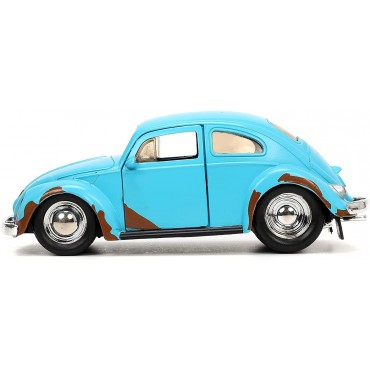 Réplica Volkswagen Escarabajo Y Figura Stitch Lilo & Stitch Disney 14 cms
