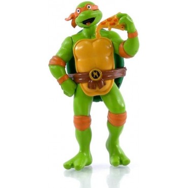 Réplica Escarabajo Volkswagen Drag Beetle 1959 Y Figura Michelangelo Las Tortugas Ninja Teenage Mutant Ninja Turtles 17 cms