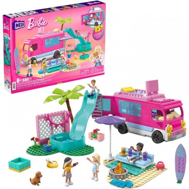 Kit De Construcción Barbie Aventura Camper De Los Sueños 580 Piezas