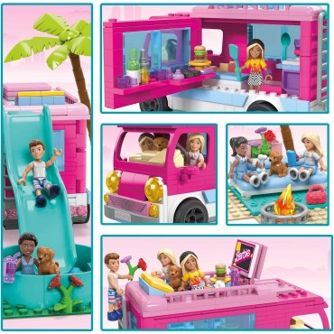 Kit De Construcción Barbie Aventura Camper De Los Sueños 580 Piezas