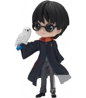 Figura Harry Potter Con Hedwig Q Posket A 14 cms