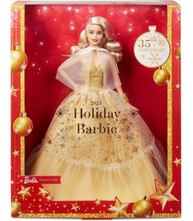 Figura Barbie Navidad 35 Aniversario Signature Articulada 30 cms